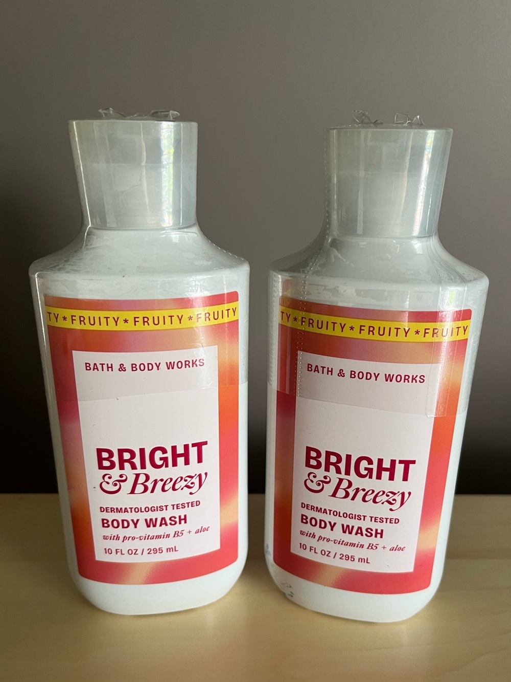 Two New Bath & Body Works Bright & Breezy Body Washes
